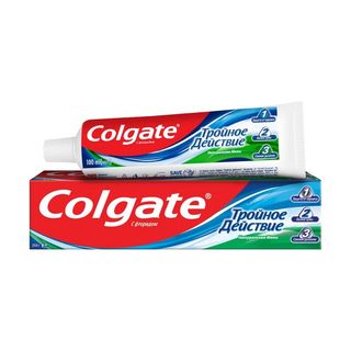 Colgate, Зубная Паста Colgate 100Мл Тройное Действие, шт, ШК: 7891024128992