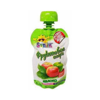 Пюре фруктовое Suntik яблоко 100 г