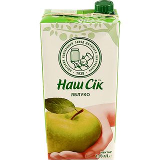Сік Наш сік 1,93л яблуко