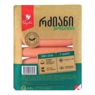 სოსისი რძიანი 390გრ ნიკორა