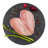 Філе зі шкірою домашньої курки охолоджене, вагове, 100г