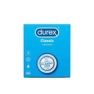 DUREX პრეზერვატივი კლასიკი-3ც/5010232954250