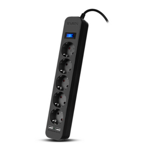 Sven Დამაგრძელებელი-ქსელის Დამცავი 3m (2 X Usb) (5x)