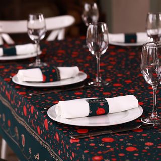 სუფრა "ალილო" - 210x140 მწვანე