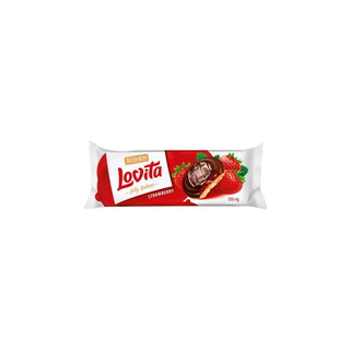 ROSHEN ორცხობილა ლოვიტა მარწყვის-135გრ/4823077634277