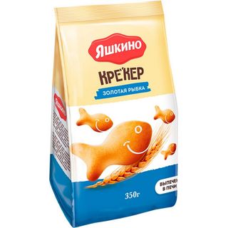 YASHKINO კრეკერი ოქროს თევზი-350გრ