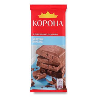 Шоколад молочний Корона без дод 85г