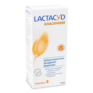 Засіб для інтимної гігієни Lactacyd «Класичний» з дозатором 200мл