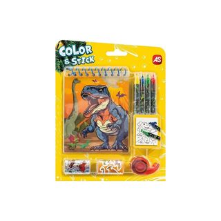 გასაფერადებელი ნაკრები Dinosaurs AS-357684