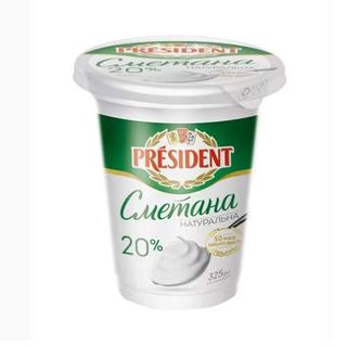 4860119820250 არაჟანი 20% 325გ PRESIDENT