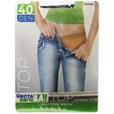 Колготи жіночі ЧИСТА ВИГОДА! еластичні із заниженою талією з шортиками 40 den р.3 чорні