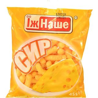 Кукурудзянi палички Їж Наше 45г сир