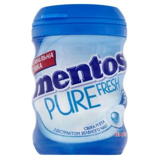 Жувальна гумка Mentos банка Мята 56г