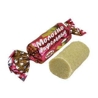 КОНФЕТЫ РАХАТ БАТОНЧИКИ МОЛОЧНО ВАФЕЛЬНЫЕ ВЕС, ШК: 4870082007275