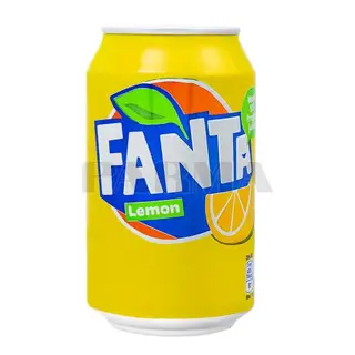 Напій б/алк. Fanta 0,33 л з/б Лимон газ. (ЄС) И300