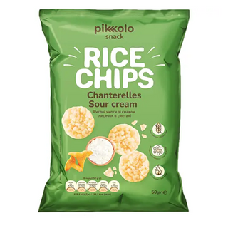 Рисові чипси Pikolo  лисички в сметані  50г
