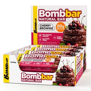 BOMBBAR პროტეინ ბარი – ალუბალი და ბრაუნი, 60გრ
