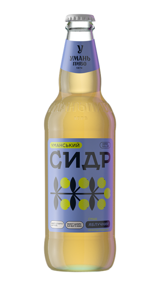 "Уманський сидр" смак яблучний" 0,5l