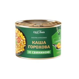 Каша 525 г Своя лінія горохова зі свининою