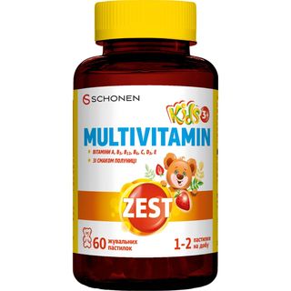 Зест Кідс Мультивітамін Пастилки Жув. №60
