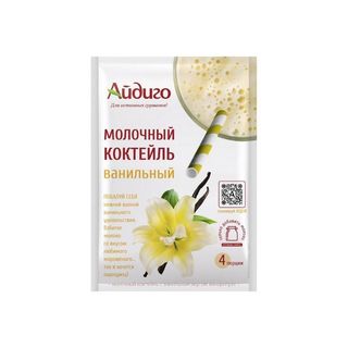 Молочный коктейль Ванильный 60 гр. Айдиго шк: 4660018938540