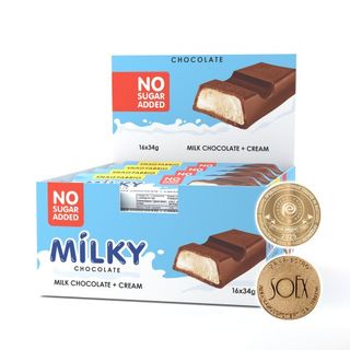 SNAQ FABRIQ "MILKY" რძიანი შოკოლადი კრემისებრი შიგთავსით 34გრ.