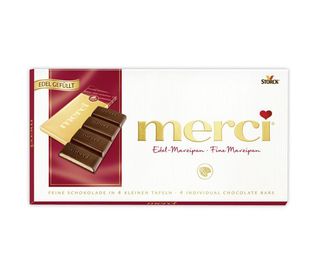 Մերսի Շոկոլադե սալիկ Մարցեպանով 112գ