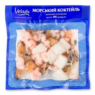 Коктейль морський Veladis глазурований в/м 400г
