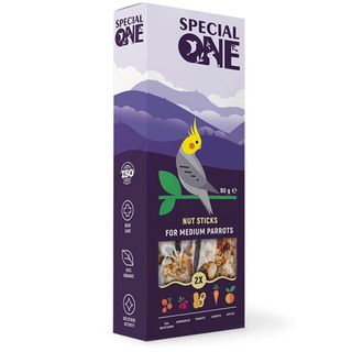 Палички SPECIAL ONE Горіхові для середніх папуг, 90 г
