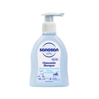 სანოსანი - შამპუნი ბავშვის  გვირილის 200მლ 3443 sanosan Baby Chamomile Shampoo 200ml
