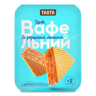 Торт Tarta вафельний зі згущеним молоком 180г