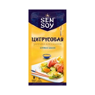 Sen Soy, Заправка Sen Soy 40Гр Д/Салатов Цитрус Premium, шт, ШК: 4607041134464