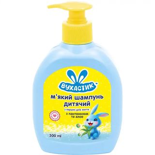 Шампунь дитячий Вухастик для волосся та тіла з алое та пантенолом 300 мл