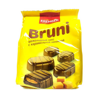 Кекс Bruni шоколадный с шоколадной начинкой 190 гр