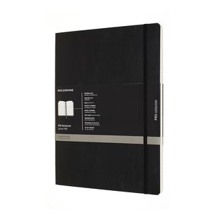 Записник Недатований Moleskine Pro Xxl / Чорний М'який