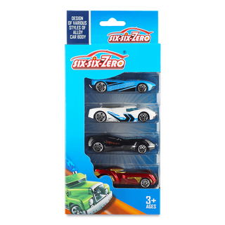 Набір ігровий Six-Six-Zero Машина гоночна 4 шт. 8615 шт