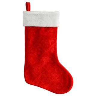 Декор новорічний шкарпетка 35*17 см 25TD0321070 - [1234950]