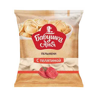 პილმენი ხბოს ხორცით 430გრ, "Babushka Annie"
