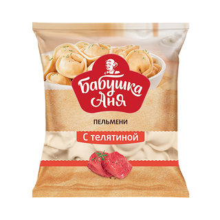პილმენი ხბოს ხორცით 430გრ, "Babushka Annie"