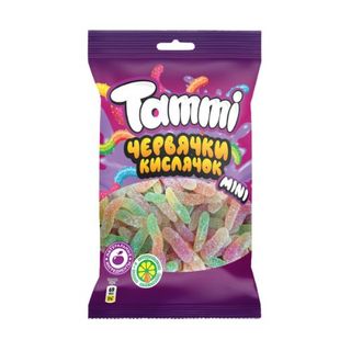 Мармелад жев. Червячки Кислячки Tammi 45г