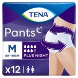 Підгузники-труси Для Дорослих Тена Пантс Плюс Найт Медіум (tena Pants Plus Night Medium) Розмір 2 (м) 12 Шт