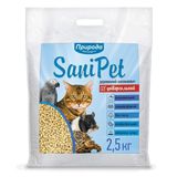 Наповнювач деревний SANI PET УНІВЕРСАЛЬНИЙ 2,5кг натур.