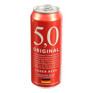 Пиво 5.0 0.5л 5% original lager світле з.б