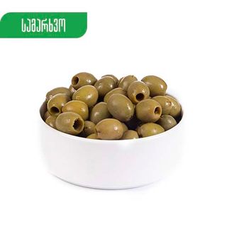 ზეთისხილი მწვანე უკურკო /აგროჰაბი/ / 100 გრ