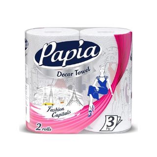 სამზარეულოს ქაღალდი დეკორატიული 3 ფენა /პაპია/ 2 ც