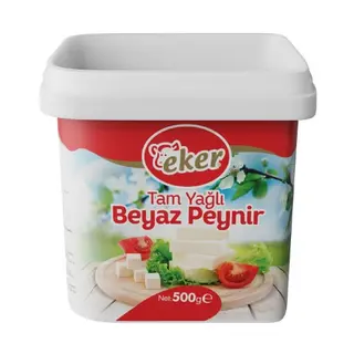 EKER ცხიმიანი თეთრი ყველი 500გრ*12ც