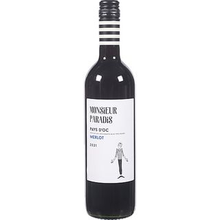 Вино Monsieyr Paradis Merlot 0,75 л сух. червон. 13,5% (Франція)