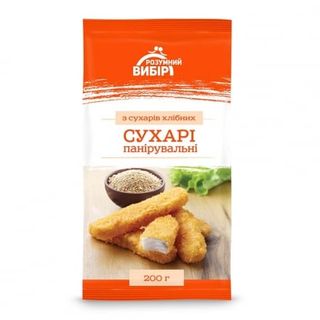 Сухарі 200г Розумний Вибір панірувальні