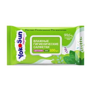 Салфетки Yokosun Eco Влажные 100 Шт