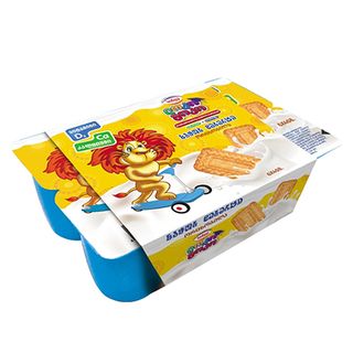 ლოკო მოკო ხაჭოს დესერტი ორცხობილით 3.4% 6x40 გ./4860119820199